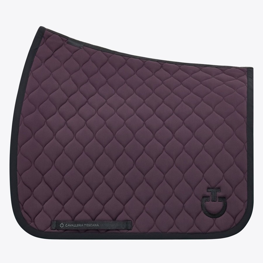 Horse Equipment Cavalleria Toscana  | Circular-Quilted Dressage Saddle Pad 3A99